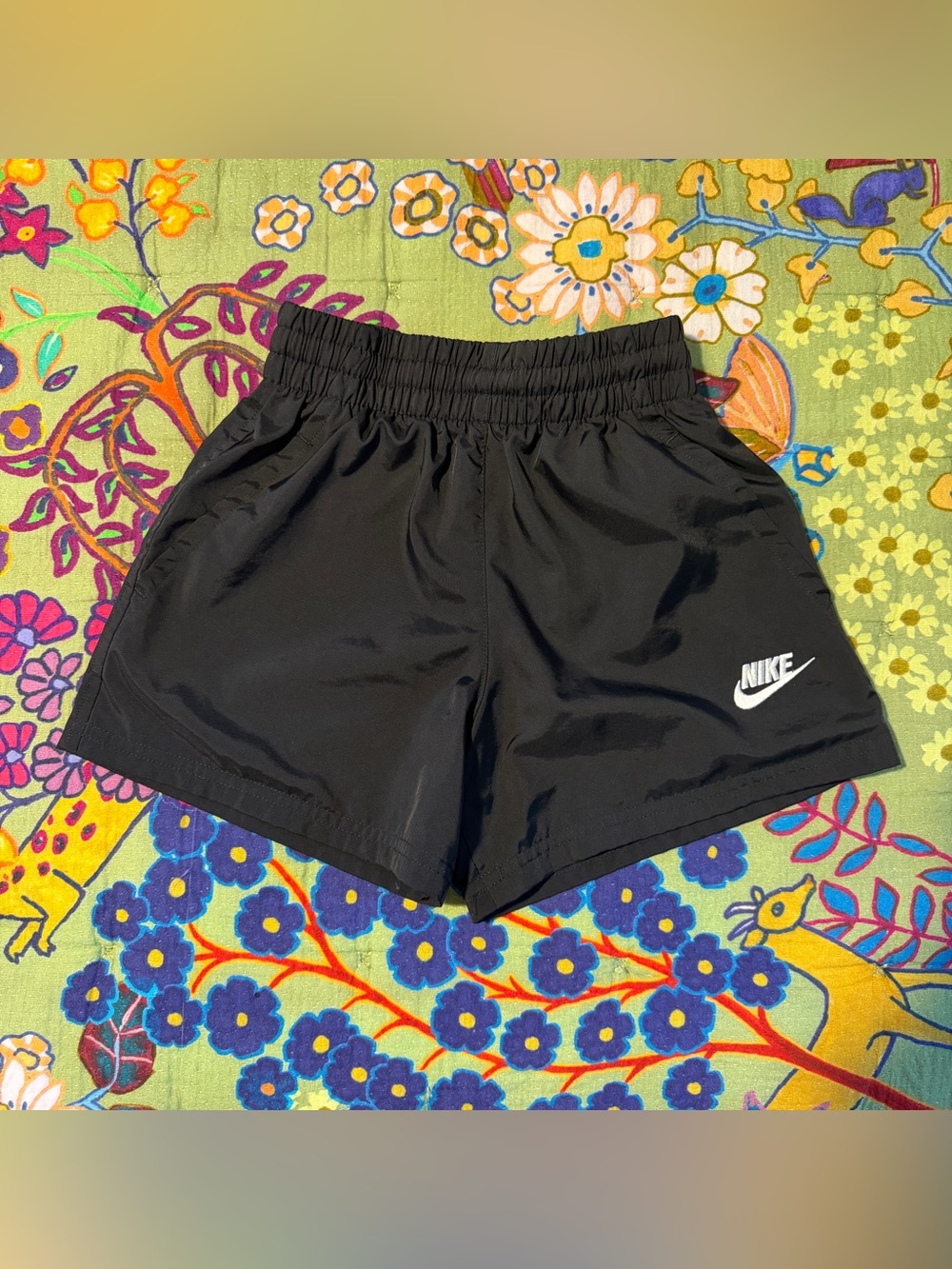 Nike Kids Black Athletic Shorts